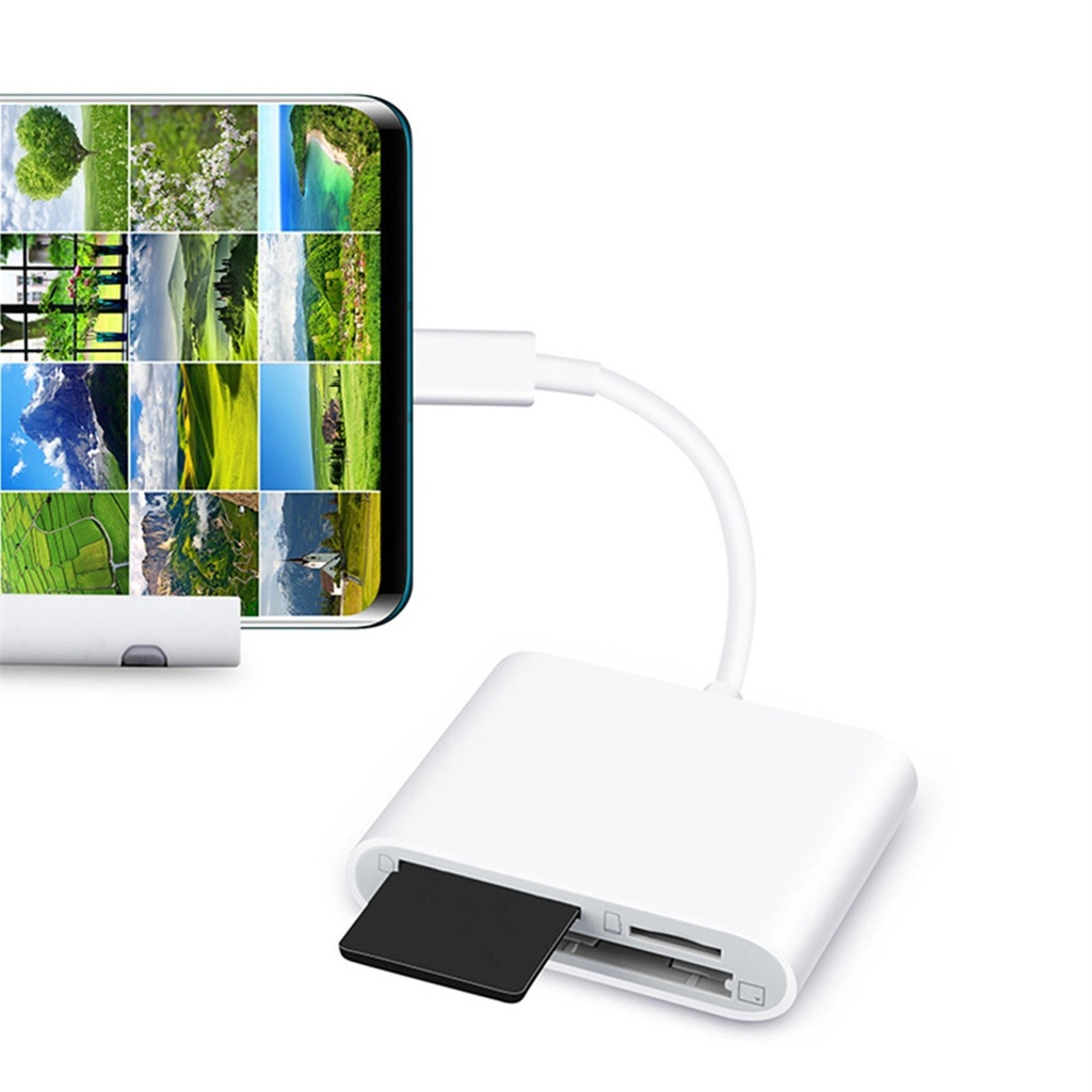 Adaptador 12 en 1 USB-C/2 USB 3.0 HDTV SD TF TYPE C