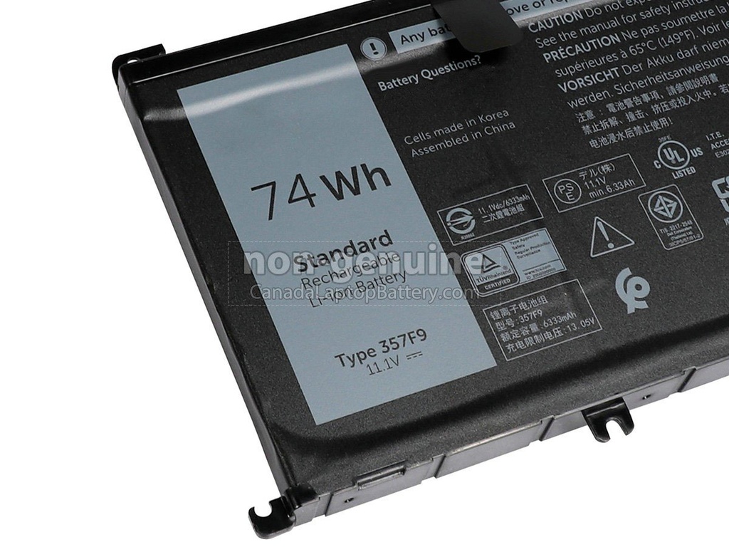 Bateria para Laptop DELL 357F9