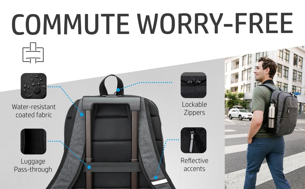 Mochila HP  2Z8P3AA Prelude Pro 15.6" 