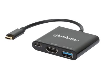 [00054956] Adaptador MANHATTAN USB-A 3.2 a USB C Gen, negro