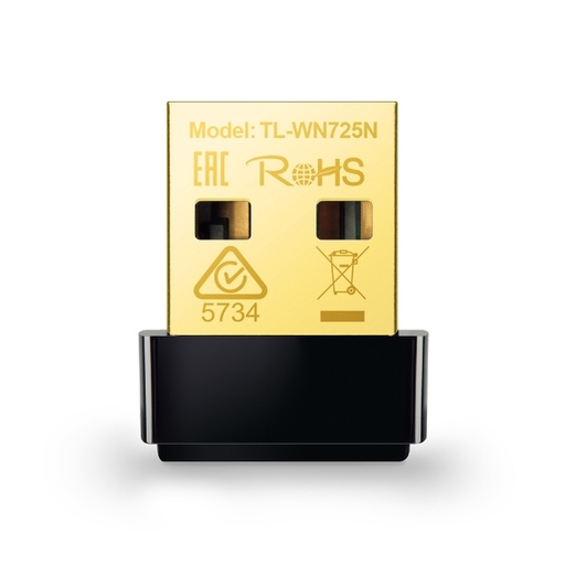 [00055014] Adaptador TP-LINK TL-WN725N Inalambrico USB 150Mbps