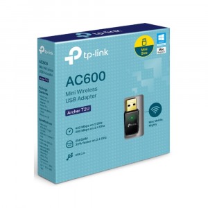 [00055011] Adaptador TP-LINK USB Banda Dual AC600 Mini Wireless Archer T2U