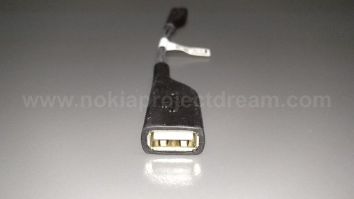 [00053302] Cable OTG 5 Pines Nokia/Samsung Black