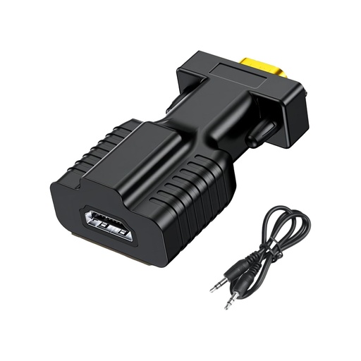 [00002148] Convertidor ANERA HDMI A VGA Audio Black
