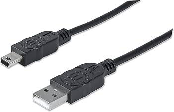 [00005267] Cable MANHATTAN USB 2.0 a Mini USB 1.8 Metros