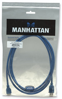 [00002115] Cable MANHATTAN USB 3.0 a Mini USB 3.0 /Micro BM 2 Metros