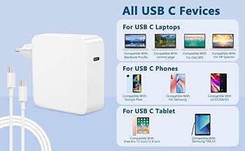 [00054692] Cargador de MAC Book Pro 118w USB C adaptador de poder