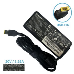 [00054599] Cargador para Laptop LENOVO 20V 3.25 65W punta fina