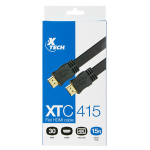[00000051] Cable Flat HDMI a HDMI XTECH XTC-415 4.57 Metros