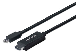 [00055880] Cable MANHATTAN Display Port A HDMI 60HZ 1 metro Negro