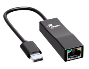 [00056002] Adaptador XTECH XTC376 USB 3.0 Macho a RJ45 Hembra