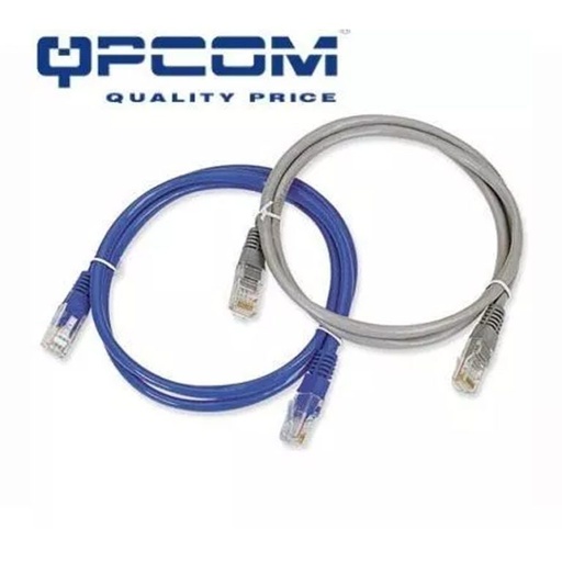 [00053689] Patch Cord QPCOM QP-60240A CAT.6  2 metros Azul