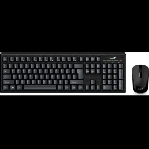 [00055989] Teclado y Mouse GENIUS KM-8101- Wireless USB Negro