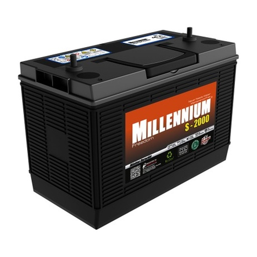 Bateria MILLENNIUM S2000 12V 107A 1284Wh C/P