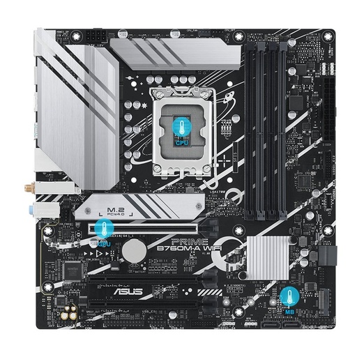 [00056295] Mainboard ASUS Prime B760M-A AX6 LGA-1700 Intel 14va. 4DDR5 Wifi DP HDMI 3M.2