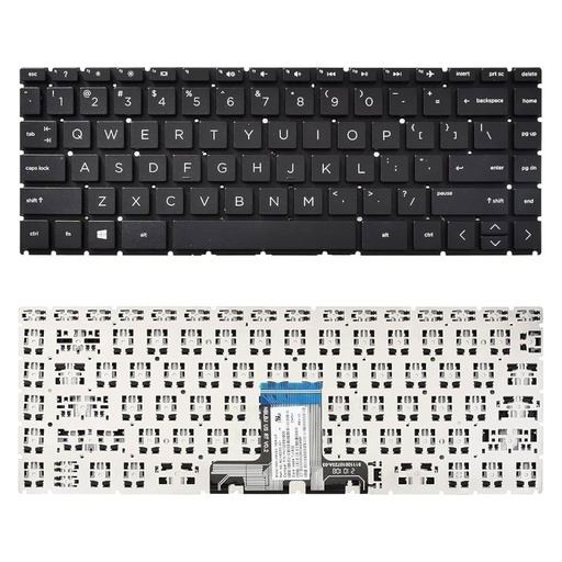 [00053826] Teclado para Laptop HP 14-ck0011la Black