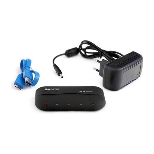 [00056433] Hub GAZAL 4 Puertos USB 3.0/transfer 5.0GBPS compatible USB 2.0- 480MBPS/A-809/Aluminio