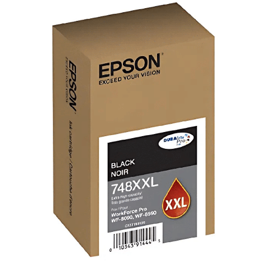 [00053708] Tinta EPSON 748XXL120 Black WF-6090 WF6590 10.000 Paginas