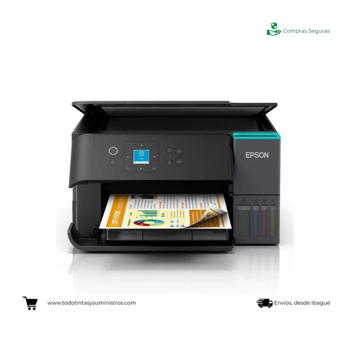 [00056551] Impresora Multifuncion EPSON Eco Tank L4360 Impresión Dúplex USB Wifi 4 colores 504
