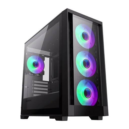 Case GAMEMAX Defender TG (sin fuente) Black