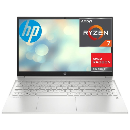 [00056733] Computadora Portatil HP 15-FC0279LA Ryzen 7-7730 16GB SSD 1 TB 15.6" Silver