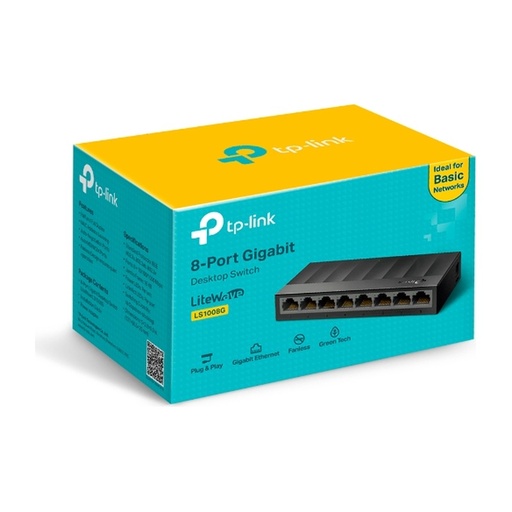 [00056751] Switch TP-Link LS1008G 8-PORT Gigabit Desktop No-Administrable