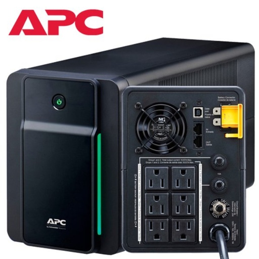 [00056778] UPS APC AVR BX2000M-LM Interactivo 2000VA 1200 Watt 6 Tomacorriente