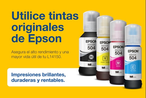 [00054103] Impresora EPSON Multifuncion Ecotank A3 L14150 Scan-Copia-Fax 4 colores