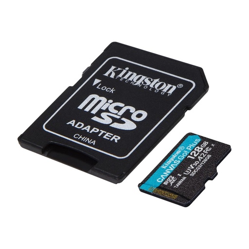 [00056826] Micro-SDXC 128GB Canvas Go Plus 200MB-s Categoria 10 A2 U3 V30 Card with Adapter