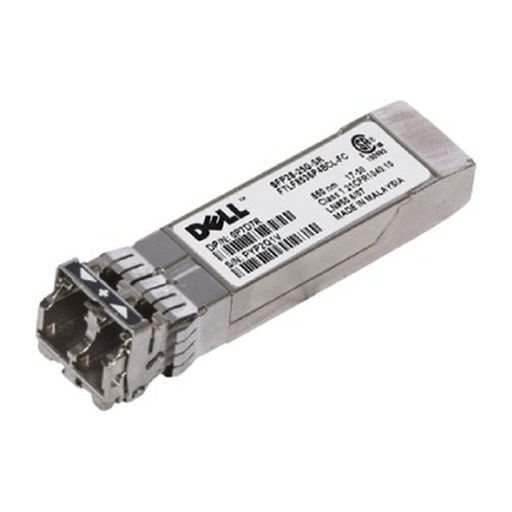 [ACCDEL407-BCHI] Transceiver DELL SFP28 SR 25GbE, 85C para tarjetas Broadcom57414-SFP28 de R660xs y R760xs