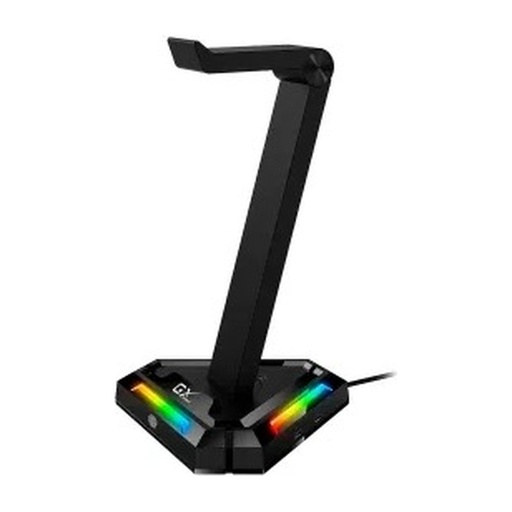 [ACCGENGX-UH100K] SOPORTE GENIUS PARA AURICULARES 2 PUERTOS USB A Y 2 PUERTOS USB BLACK