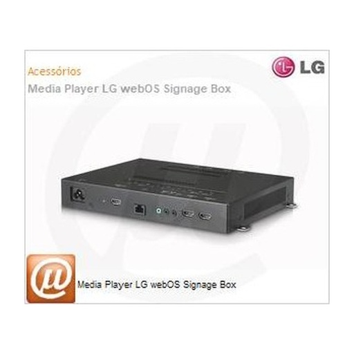 [DMPLGXWP400] SIGNAGE WEBOS BOX LG ULTRA HD VIDEO PLAYBACK WEBOS SIGNAGE-DIGITAL MEDIA PLAYER
