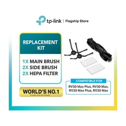 [SUMTPLTAPRVA105] Raplacement Kit TP-Link para Robot Vacuum Tapo RV30 Max Plus RV30 Max RV20 Max Plus RV20 Max