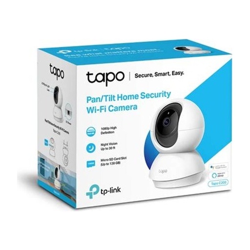 [CAMTPLTAPC320WS] CAMARA TP-LINK TAPO C320WS TIPO BALA INT-EXT 4MP COLOR WI-FI-RJ45 AUDIO BIDIRECIONAL IP66