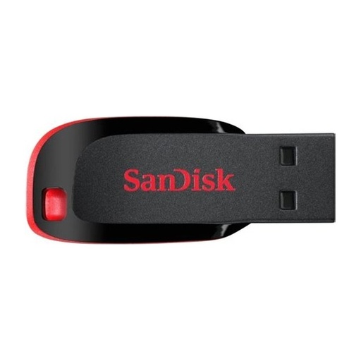 [FMESNDZ50B35016] FLASH MEMORY SANDISK 16GB Cruzer Blade USB-A 2.0 Black-Red