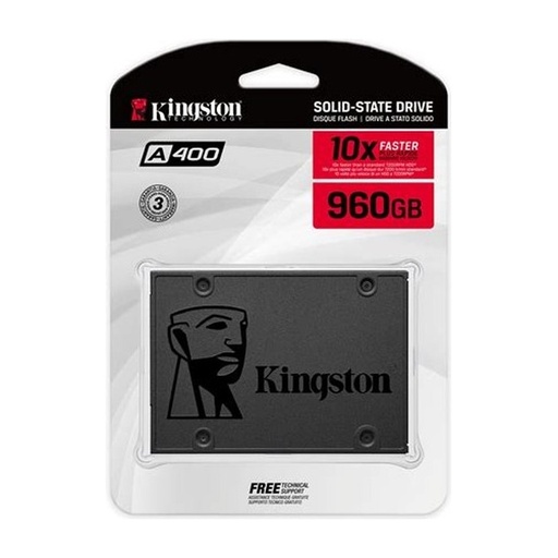 [HDDKINSA40S3796] SSD KINGSTON 960GB A400 SATA 3 2.5INC. FOR PC O NOTEBOOK 7MM