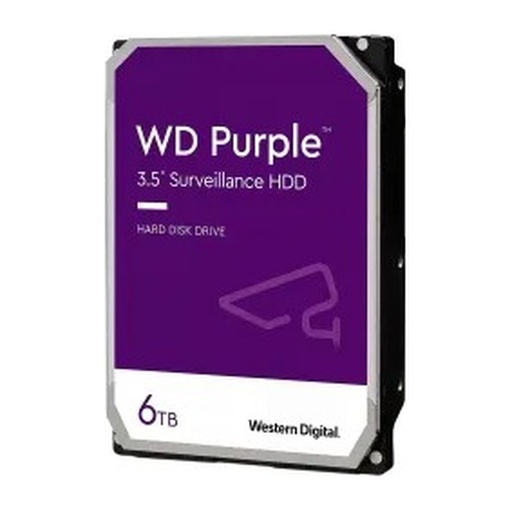 [HDDWDIWD64PURZ] DISCO DURO WESTERN DIGITAL INTERNO 6TB 5400RPM 3.5INC. 24-7 VIDEO VIGILANCIA PURPLE