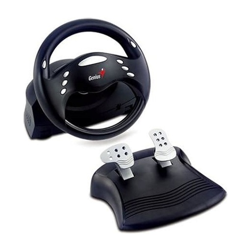 [VOLGENRWSMUSBBR] RACING WHEEL GENIUS SPEEDMASTER CON PEDAL PARA PS4 PS3 PC
