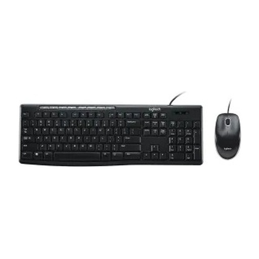 [KEYLOG920002716] TECLADO-MOUSE COMBO LOGITECH MK200 NEGRO USB PLUG AND PLAY RESISTENTE A SALPICADURAS