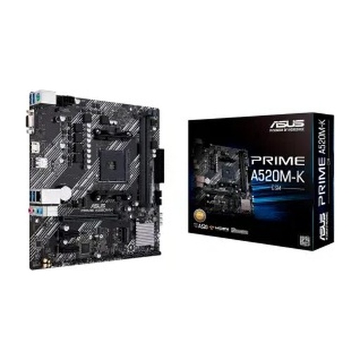 [MBOASUA520M-K] MBO ASUS PRIME A520M-K AM4 RYZEN 2DA. 2XDDR4 HDMI DP 12USB 4PCIE MATX