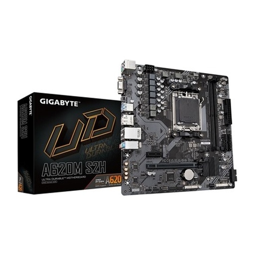 [MBOGIBA620MS2H] MBO GIGABYTE A620M S2H AMD AM5 2DDR5 HDMI D-SUB DP M.2 USB3.2 PCIE4.0 MATX
