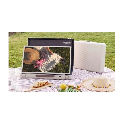 [MONLGX27LX5QKNA] Monitor LG StanbyME Go 27inch Briefcase Design Touch Screen ThinQ AI WIFI FHD 60Hz