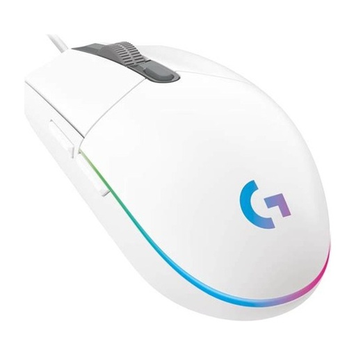 [MOULOG910005791] MOUSE LOGITECH GAMING G203 BLANCO ALAMBRICO RGB LIGHTSYNC G-HUB
