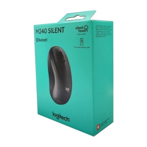 [MOULOG910007113] MOUSE LOGITECH M240 SILENT BLUETOOTH BLACK
