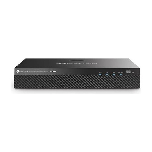 [NVRTPLVIGI2016H] GRABADOR DE VIDEO TP-LINK VIGI NVR-2016H 16CHANNEL HDMI 4K NETWORK BLACK