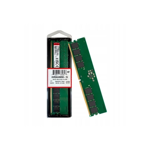 [DIMKIN6U46BS816] DIMM KINGSTON 16GB DDR5 5600MT-s NON-ECC CL46 1Rx8 1.1V 288pin 16Gbit