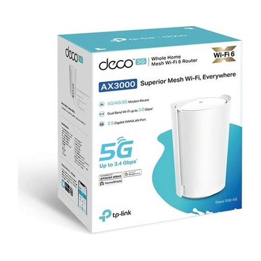 [ADATPLDCX501POU] DECO X50 TP-LINK OUTDOOR WI-FI 6 MESH AI AX 3000 OUTDOOR 1PACK