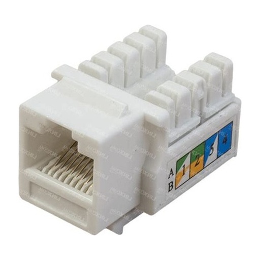 [00005006] Keystone Jack Cat 5 Blanco