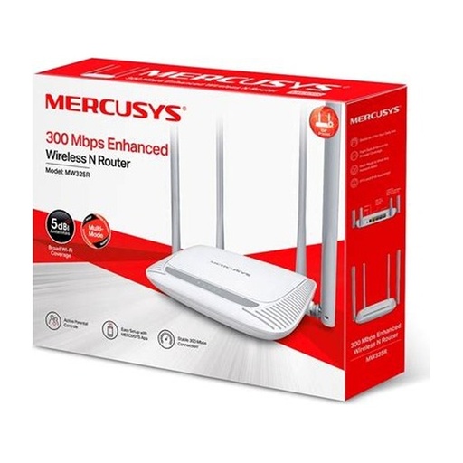 [ROUMERMW301R] ROUTER MERCUSYS MW301R WIRELESS N 300MBPS 2ANT.