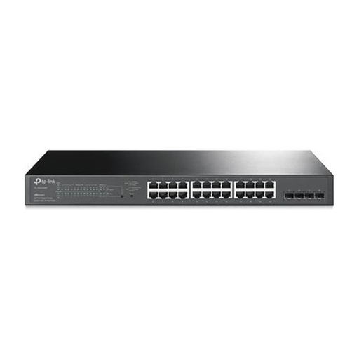 [SWITPLSL2428P] SWITCH TP-LINK SL2428P Omada Smart 24P PoE Plus 10-100Mbs 4P Gigabit